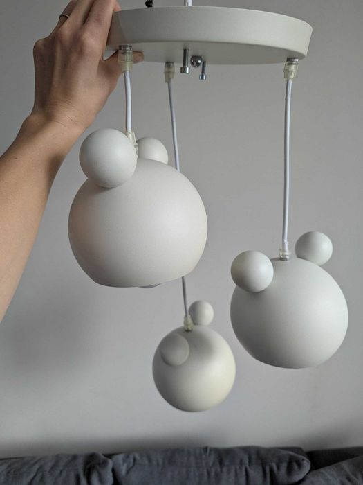 Детски метален полилей с мечета, цена 45лв