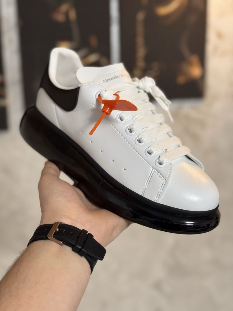 Adidasi Unisex Alex. McQ. White & Black Silicon!