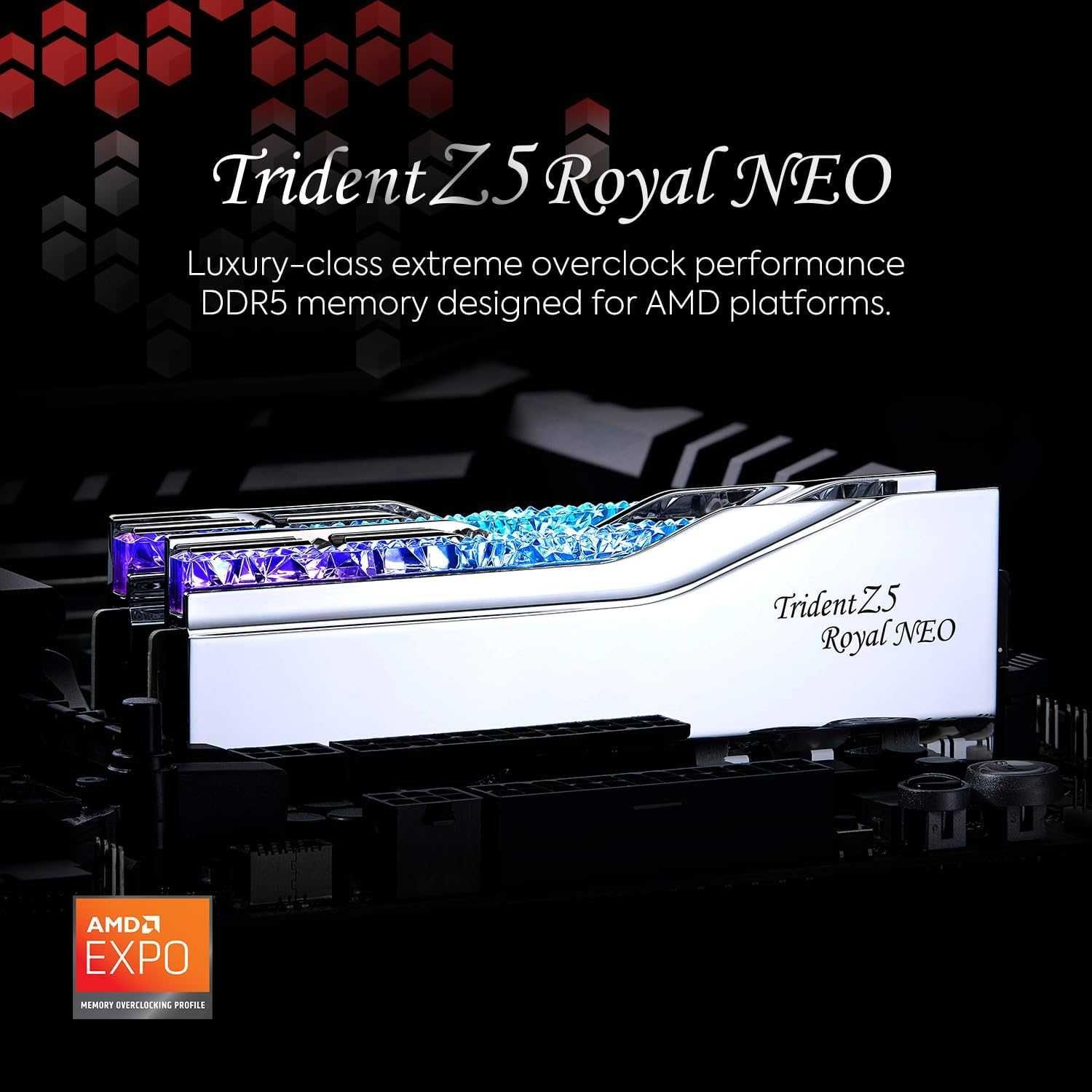 Рам памет G. SKILL Trident Z5 Royal Neo 2x16GB 32GB DDR5 6400MT/s CL30