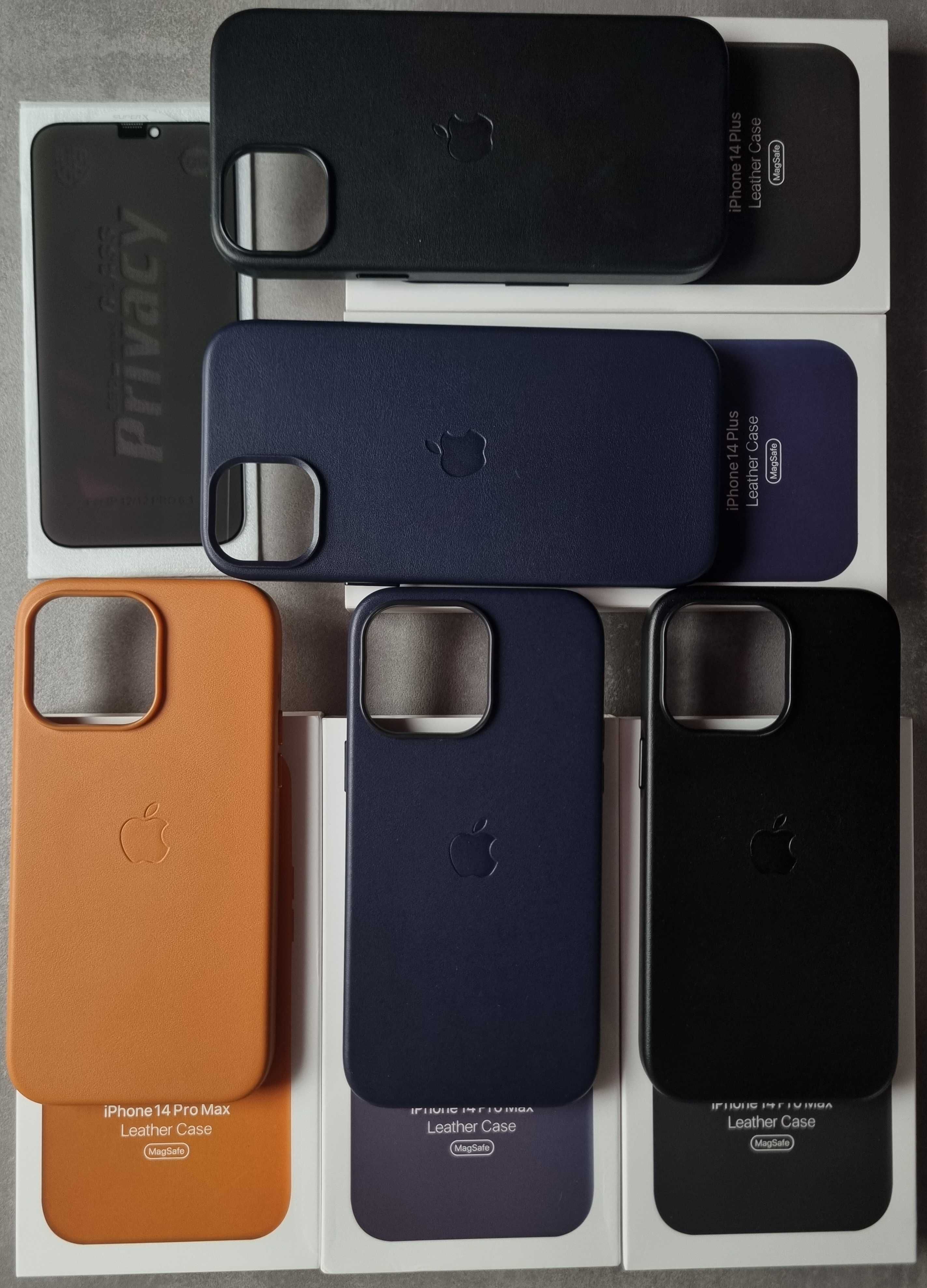 Huse piele iphone 14 & 13 Pro, Pro Max, Plus, mini ori clasic