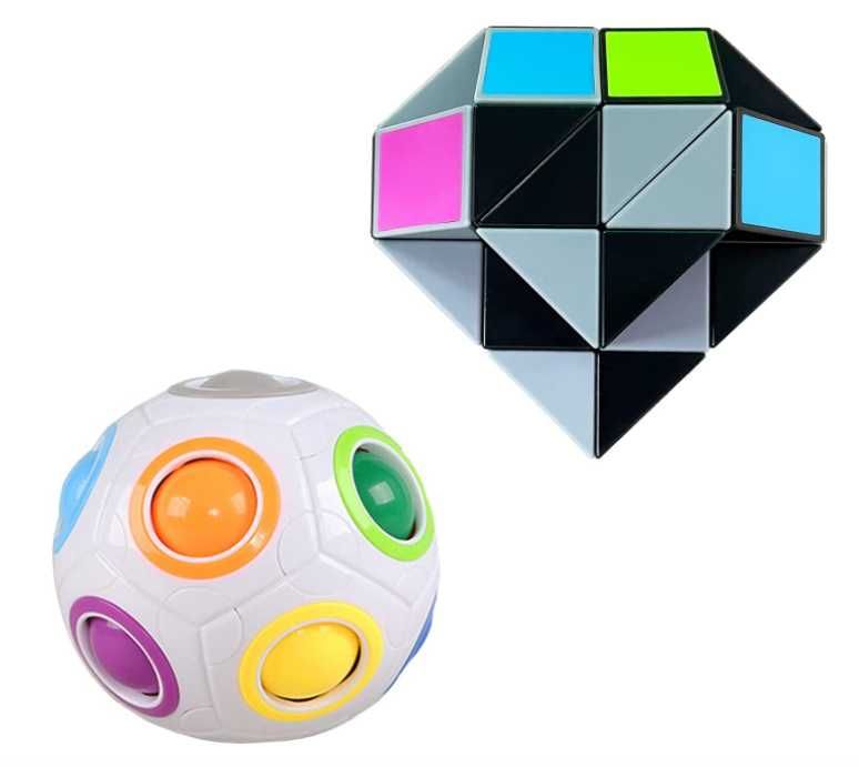 Комплект пъзели EACH HAHA Rainbow Ball + Magic Snake