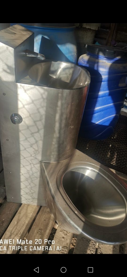 Wc lavoar inox antivandalism