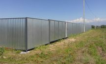 Профессионально заборы из профнастила от 10 000 за кв.м