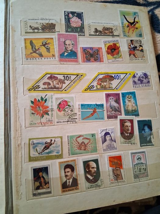 Colectie timbre si tindee foarte vechi