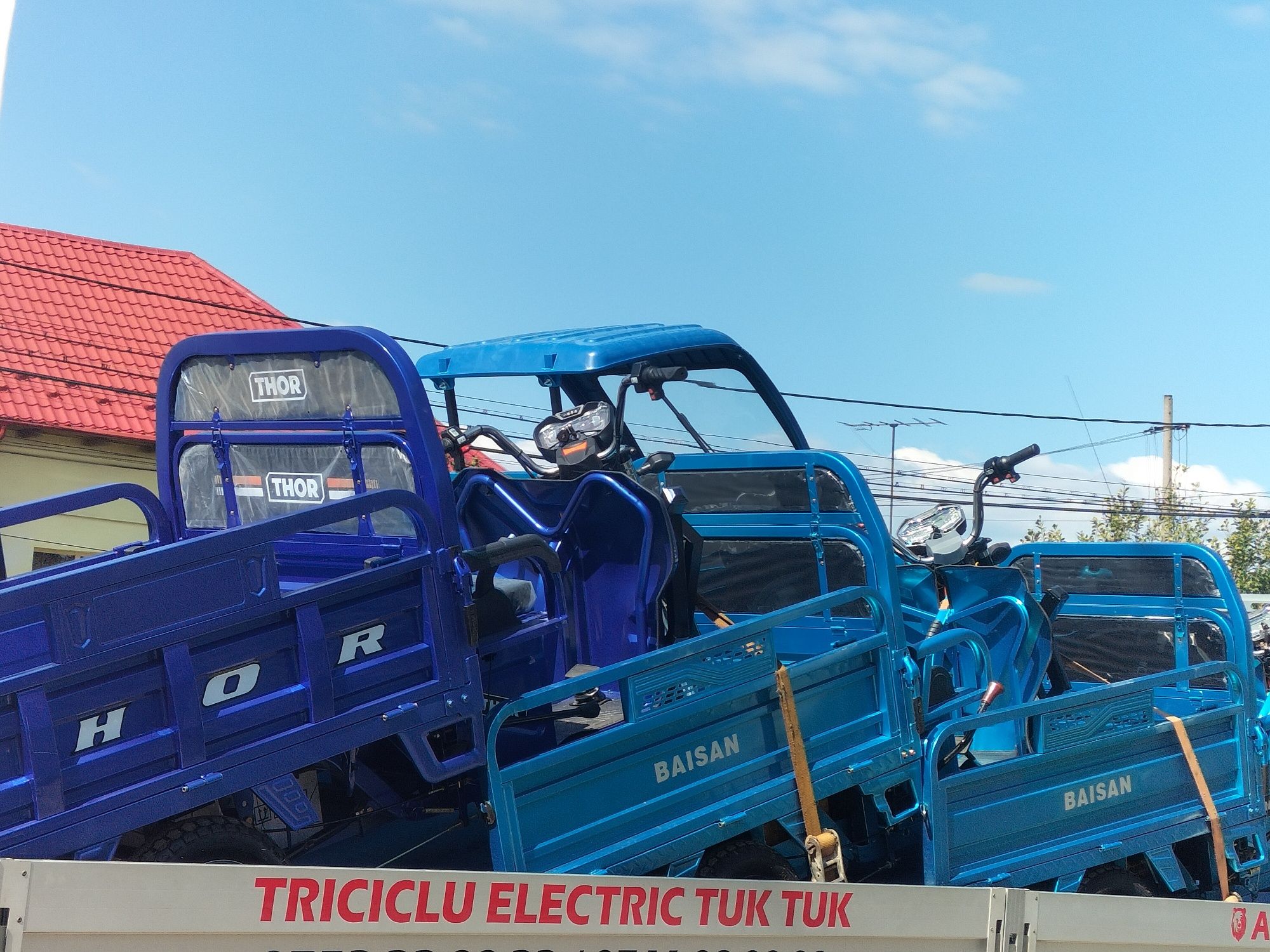 Tuk tuc electric agricol