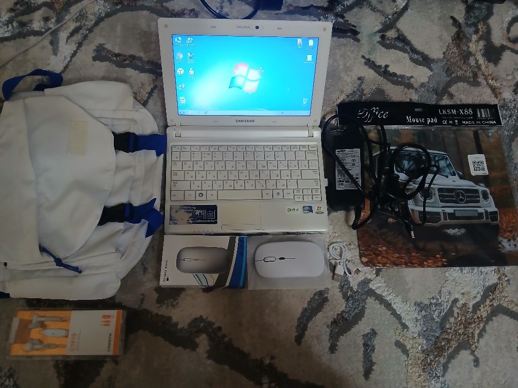 Assalom alekum Netbok sotiladi Samsung Oq Rang 256Gb Wifi
