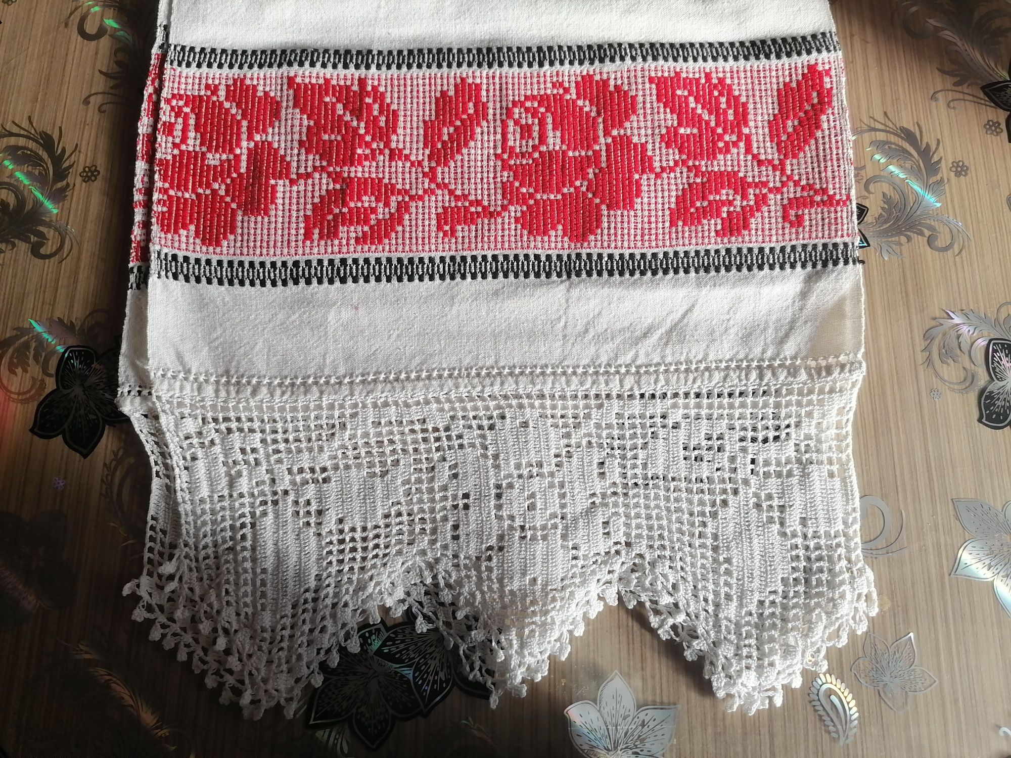 Ștergare cu dungă colorată și cipcă