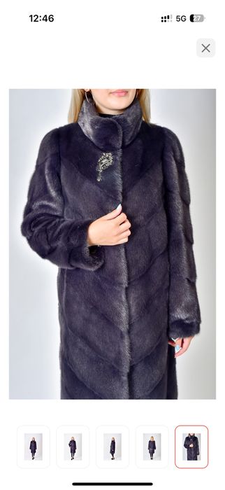 Норковая шуба в идеальном состоянии