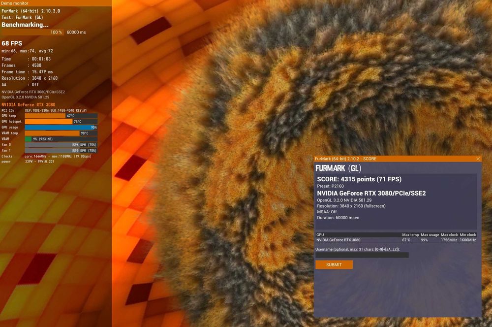 ТОП състояние Видео карта GPU GIGABYTE RTX 3080 EAGLE OC 10G GDDR6X