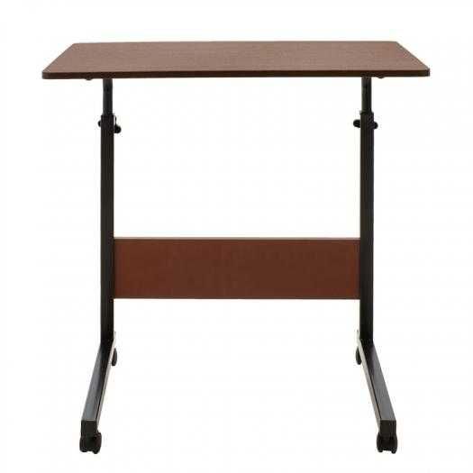 Повдигаща се компютърна маса  MDF в цвят орех 80x40x69-90см 14