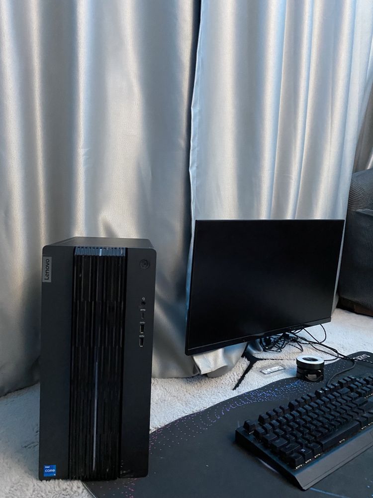 SETUP Gaming i5-12400 3060 Monitor Tastatura WebCam Mouse