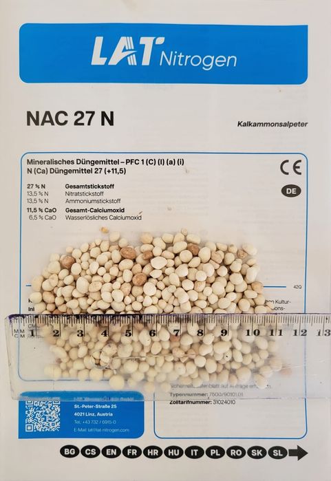 Nitrocalcar CAN 27% N Austria Linz Borealis