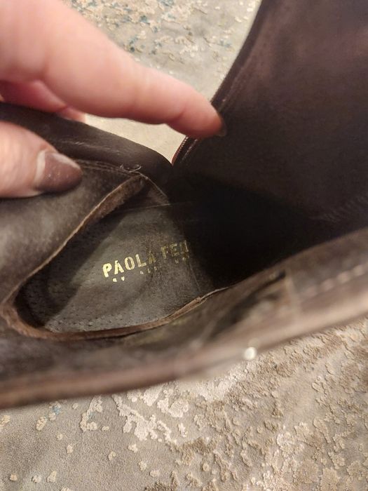 Cizme/ botine Paola Feri mărime 38. Piele naturala. Noi.