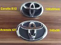 Емблем пр, решетка Тойота/Toyota Avensis T27 /Corolla E12