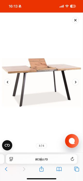 Masa dining/ de bucatarie extensibila