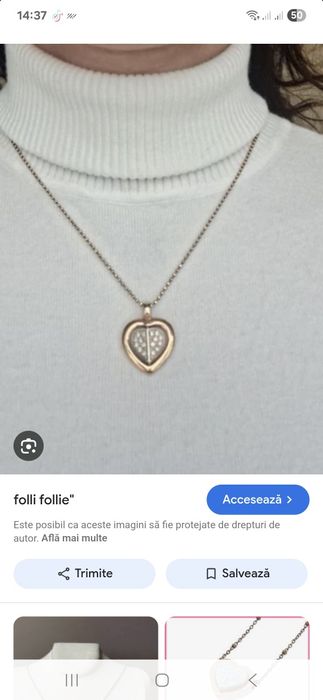 Folli Follie argint 2 fețe