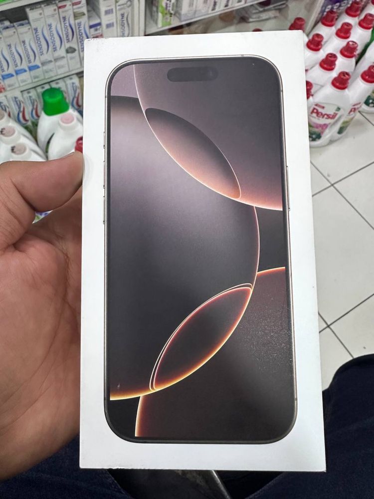 Iphone 16 pro desert titanium 256 gb yangi