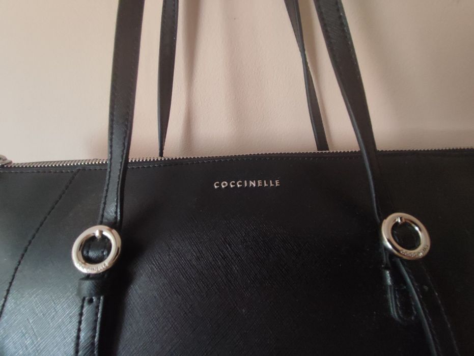 Coccinelle оригинална чанта естествена кожа