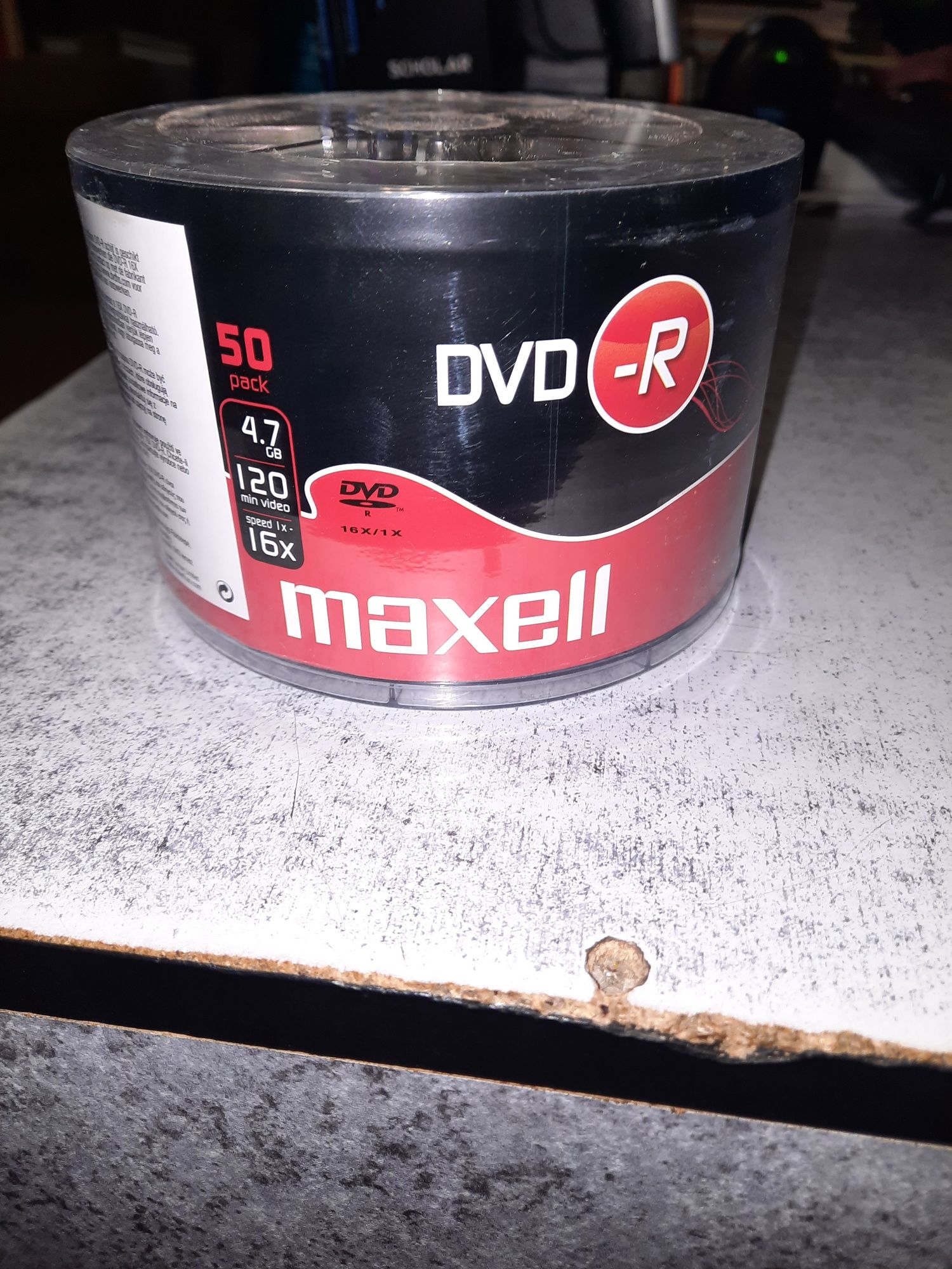 двд maxwell 4.7 -R 50бр в кутия