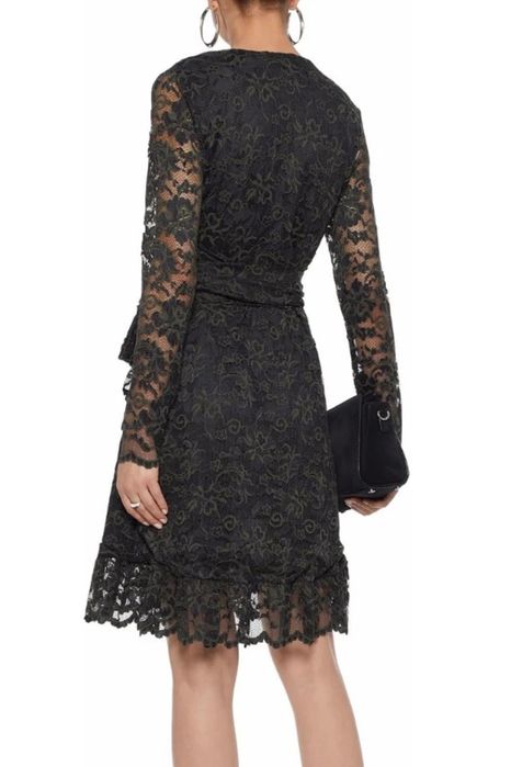 GANNI дантелена рокля