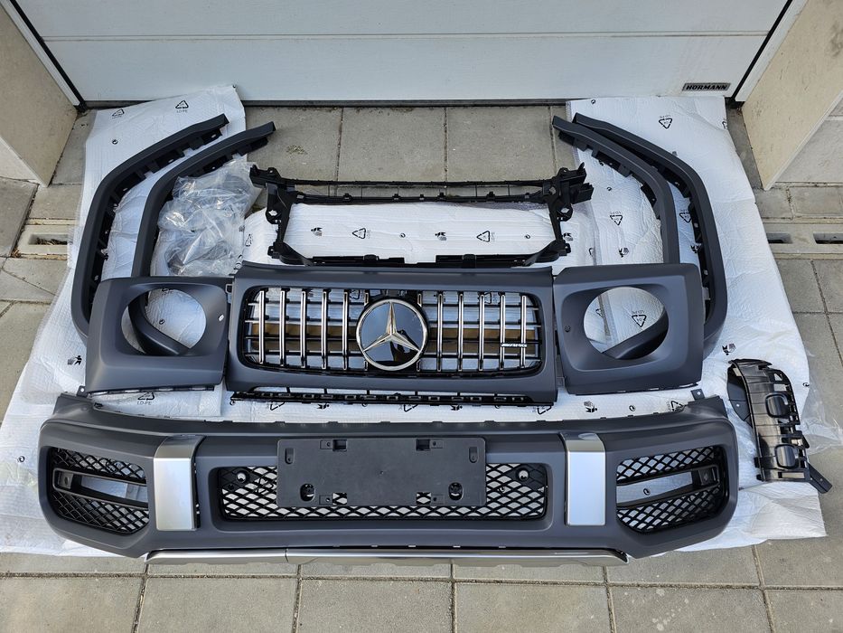 W463A W464 G63AMG пакет предна броня Решетка раздувки капаци джанти