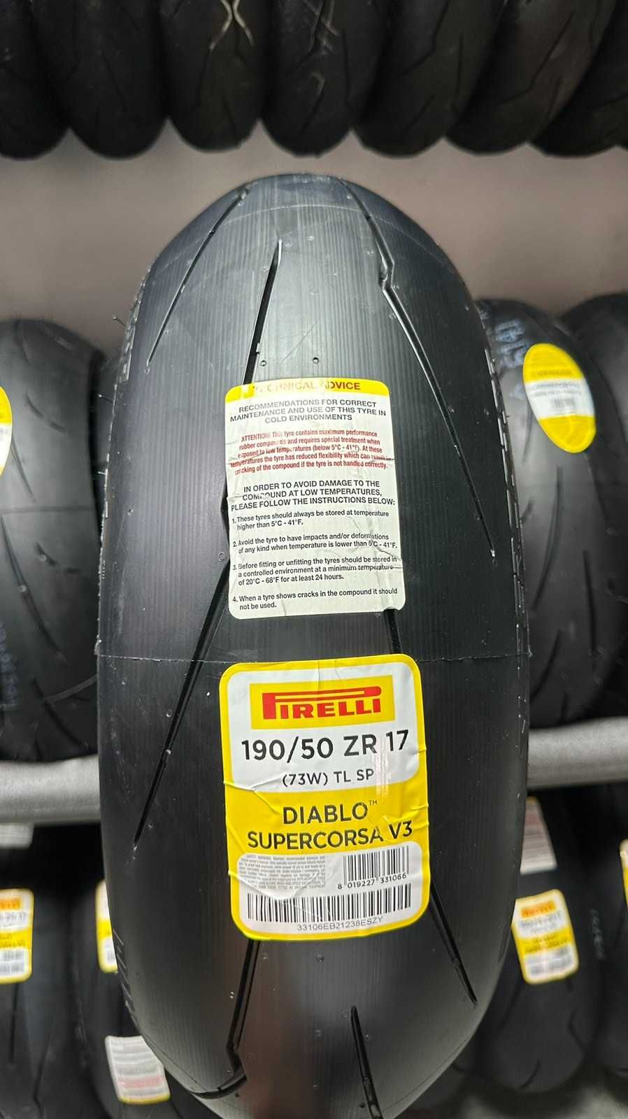 Pirelli Diablo Supercorsa V3 SP - Полусликови Гуми За Мотор
