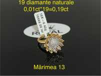Bijuteria Royal CB : Inel dama aur 18k 9,42g 19 diamante naturale