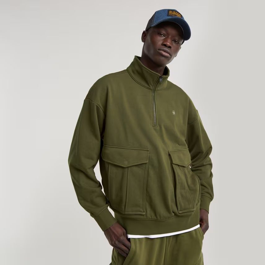 Уголемен суичър G-Star Raw Rovic Skipper M , L , XL , XXL loose мъжки
