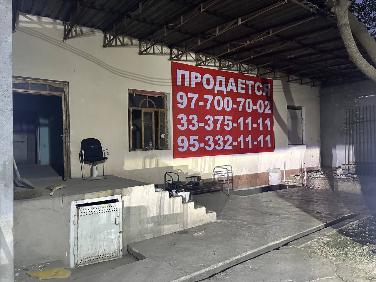 Хосанбой Эски постдан 3км кирганда нотурар бино сотилади