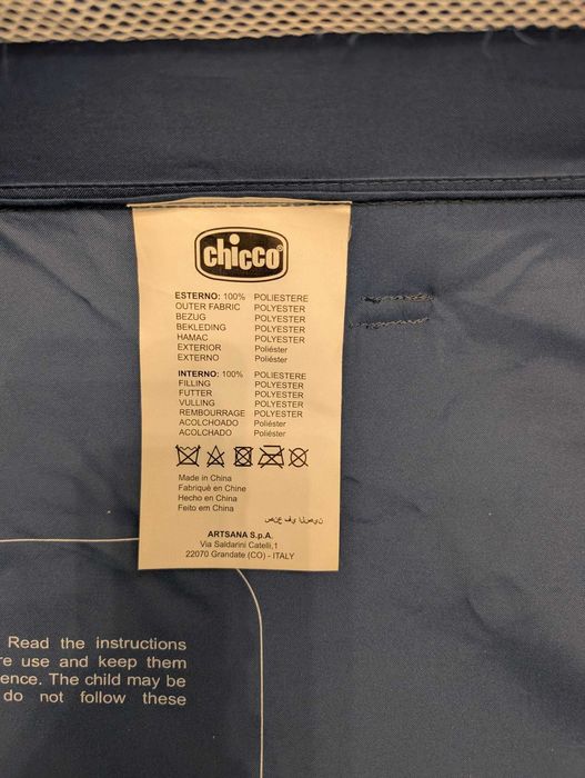 Chicco Blue Night patut pliabil copii