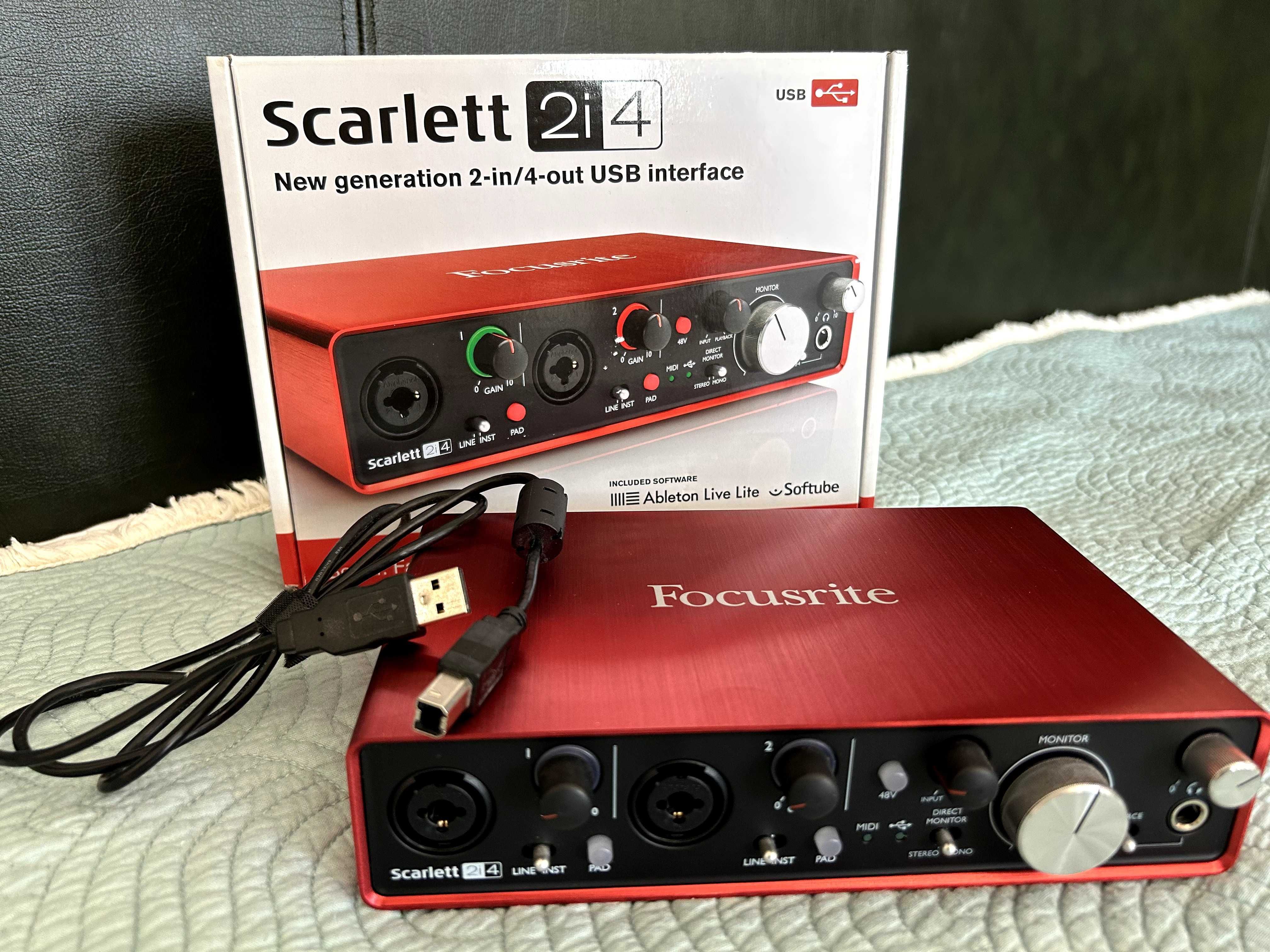 Focusrite Scarlett 2i4 /Аудио Интерфейс/Звукова Карта
