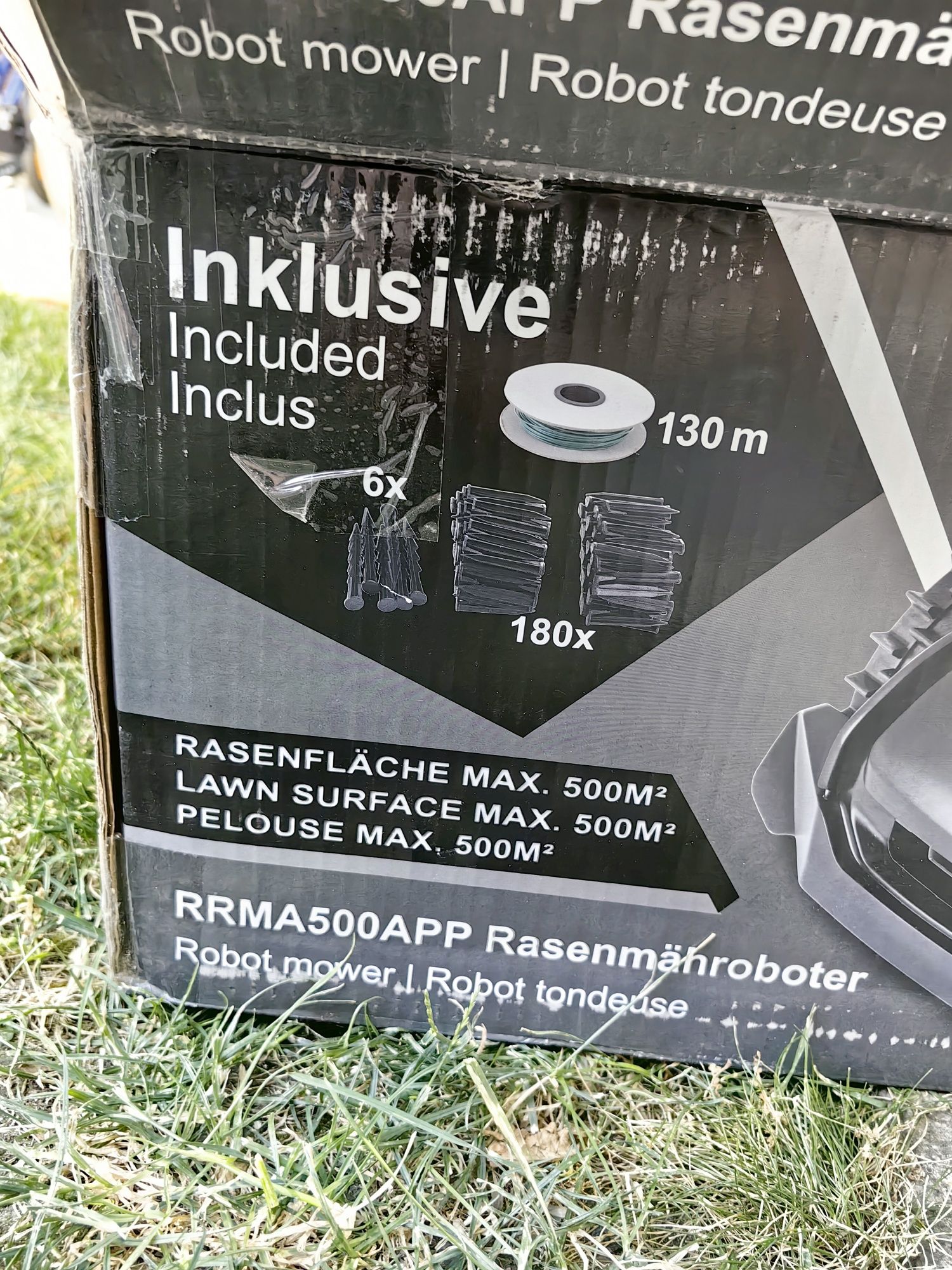 Косачка-робот Scheppach RRMA500APP черна 20 V | 160 mm | за 500 м