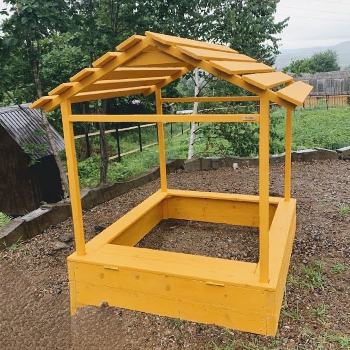 Песочница скамейки заборчик для детской площадки