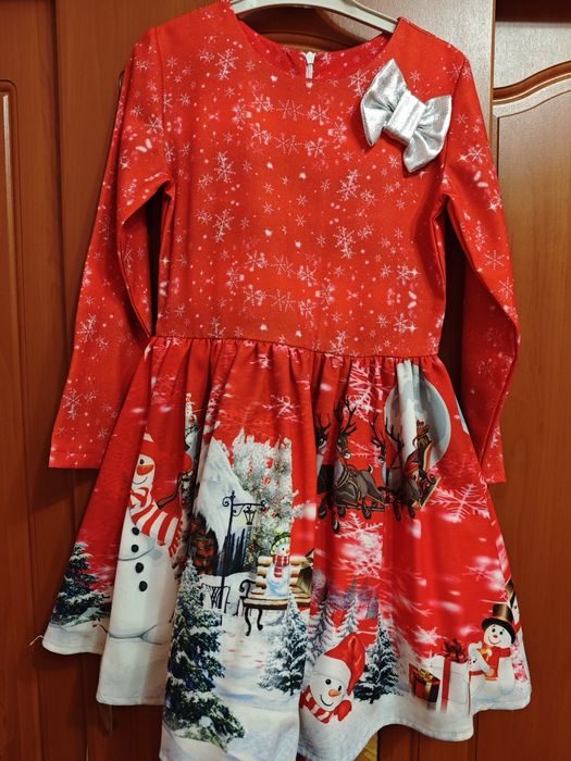 Детски коледни рокли подходящи за фотосесия 4 / 5 / 6  / 7 / 8 години