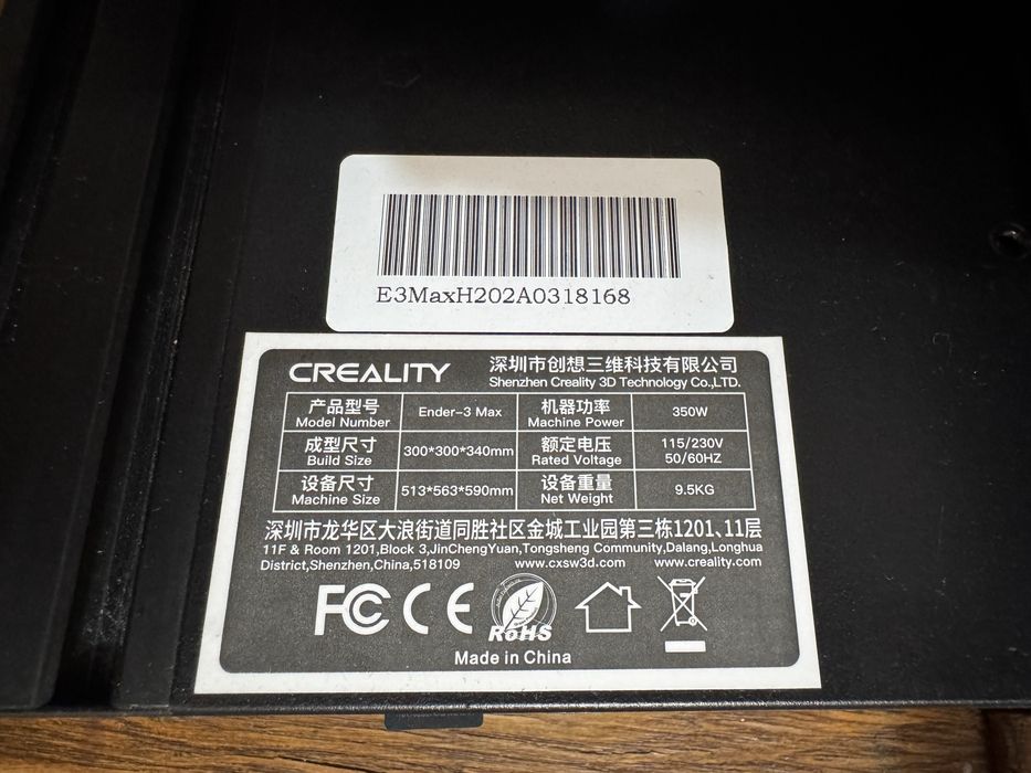 Imprimanta 3D Creality Ender 3 Max + BL Touch -suprafata mare de print