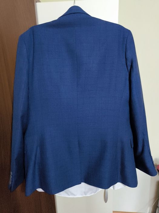 Costum elegant complet – sacou, pantaloni, cămăși, pantofi 43.