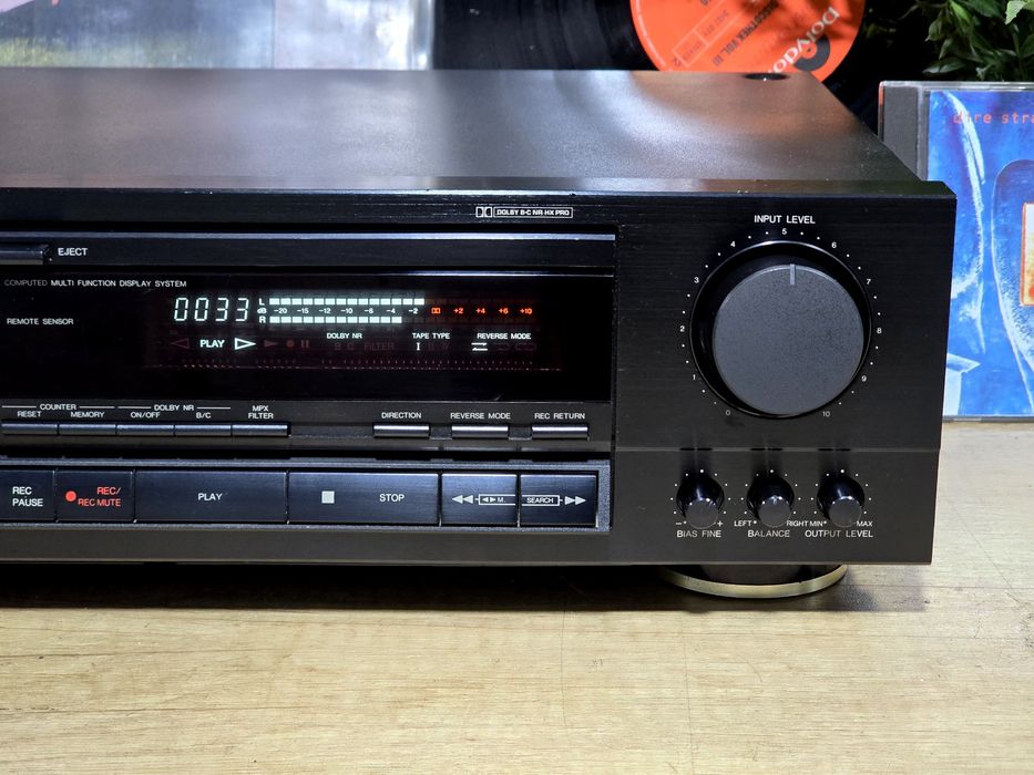 Casetofon deck DENON DRR-680, autoreverse, bias fine, output level