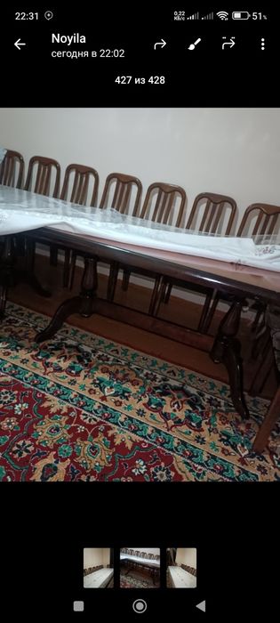 Стол ва стуллар сотиляпти