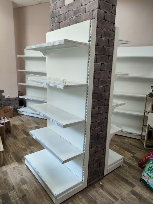 Метални стелажи, метални рафтове, стелажи за магазини  5 нива