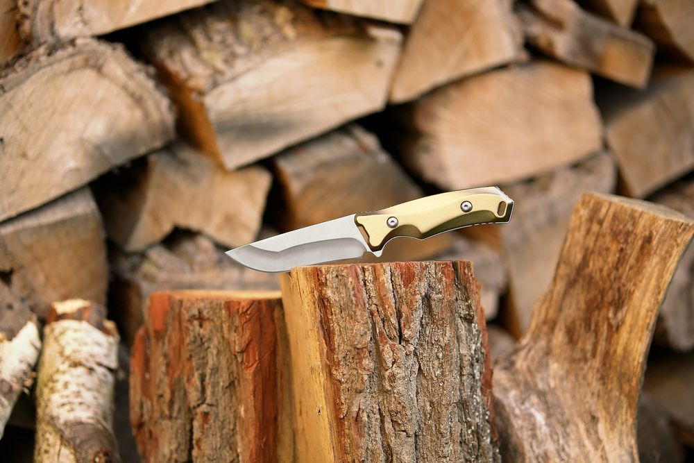 Cutit vanatoare IdeallStore®, Revenge Blade, otel, 21 cm, argintiu