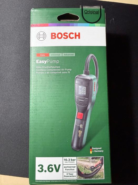Bosch EasyPump – нов електрически компресор / помпа за гуми