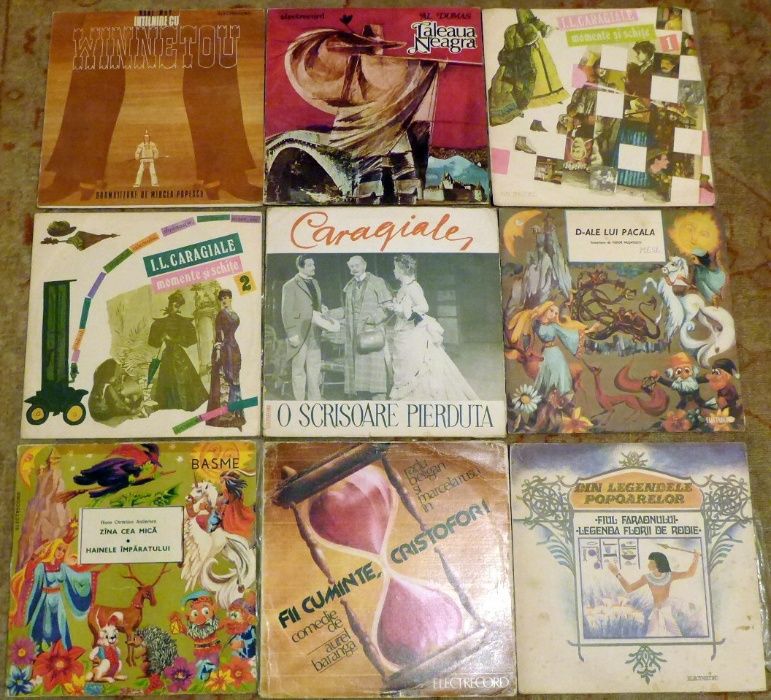 Disc Vinyl Povesti Povestiri Piese de de Teatru Radiofonic Electrecord