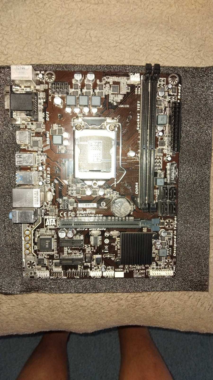 Дънна платка Gigabyte GA-H110M-32H, сокет: LGA1151, DDR4