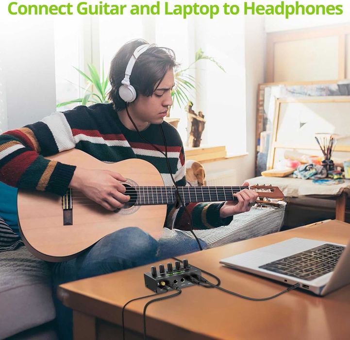 4-канален аудио миксер