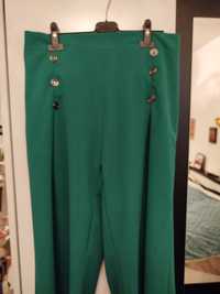 Пола панталон цвят зелен