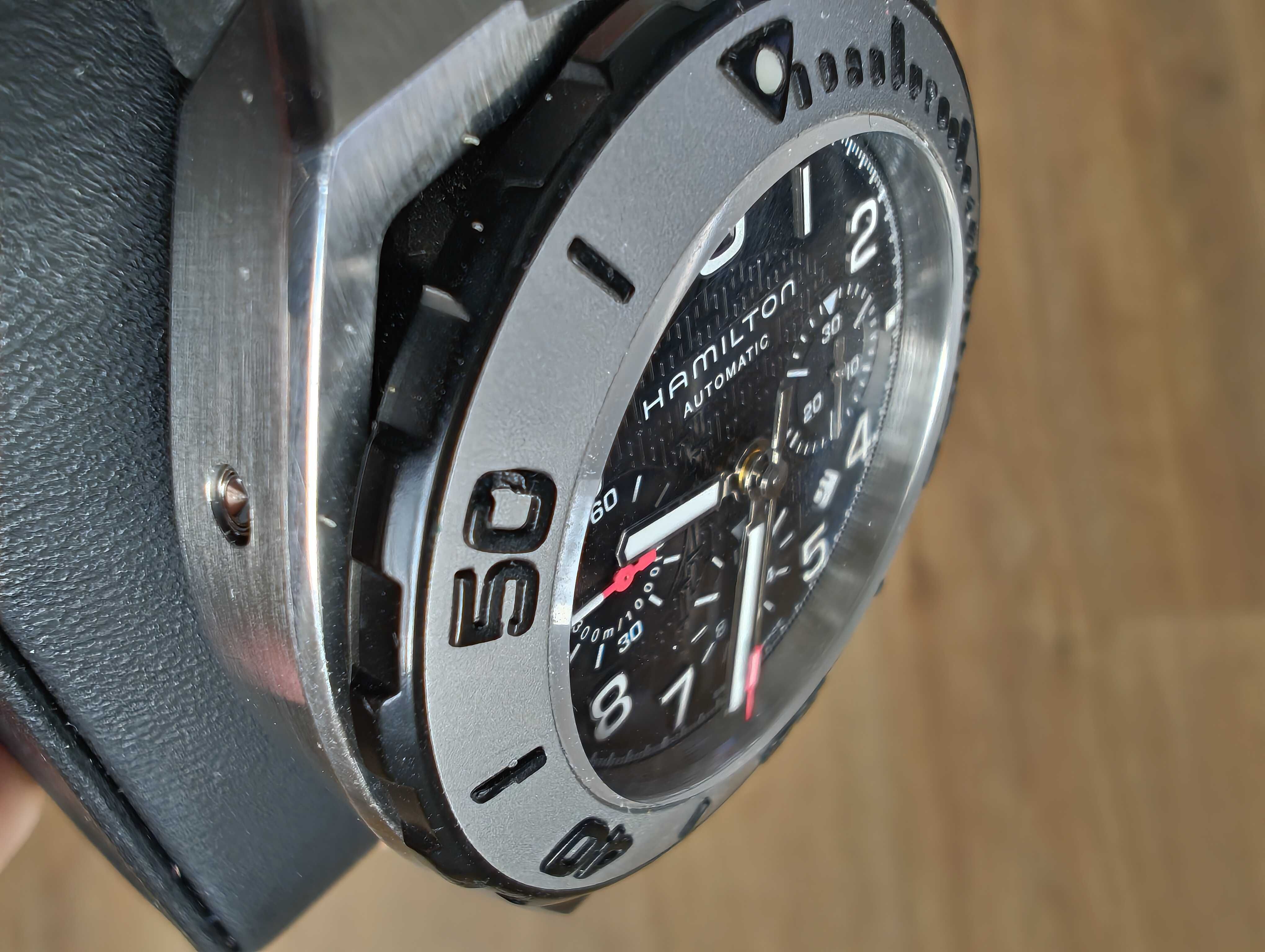 Vand Hamilton Khaki Navy Sub Auto Chrono H78716333