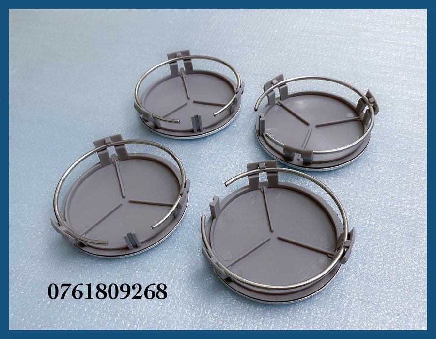 Set 4 capace VW de 75mm pentru jante aliaj Mercedes Benz
