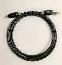 Оптичен аудио кабел с мъжки Toslink конектор и мъжки 3.5мм оптичен жак