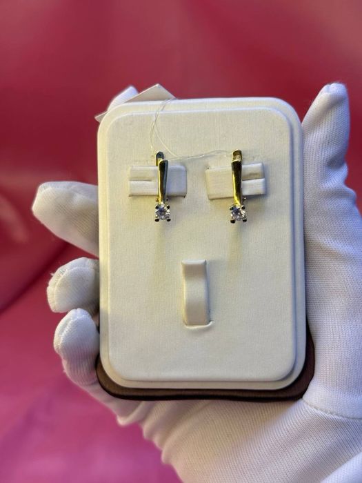 Золото 585  Серьги