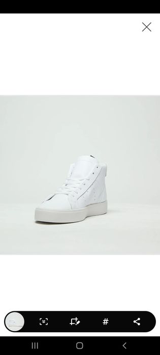 Adidasi  adidas piele naturala albi marime 36.5